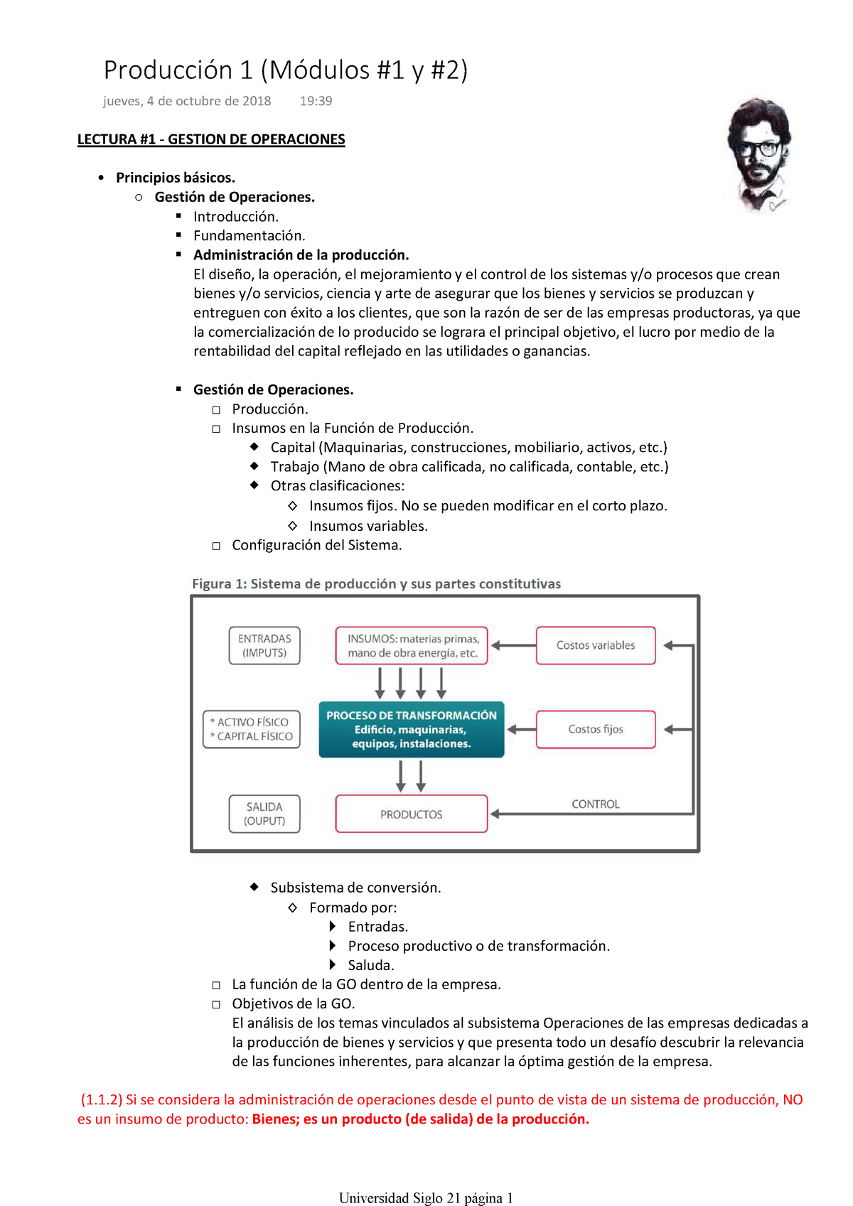 Resumen De Los Modulos 1 Y 2 De Produccion I - LECTURA #1 -GESTION DE ...