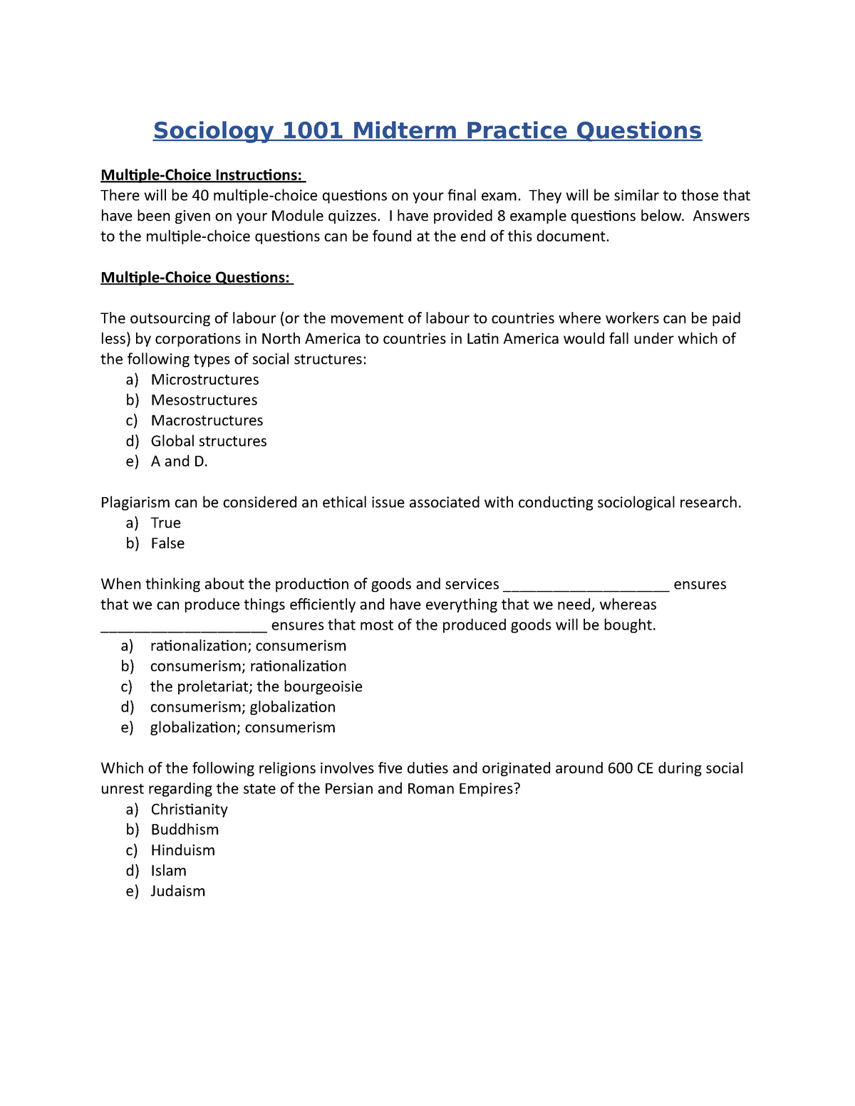 sample-practice-exam-questions-and-answers-sociology-1001-midterm