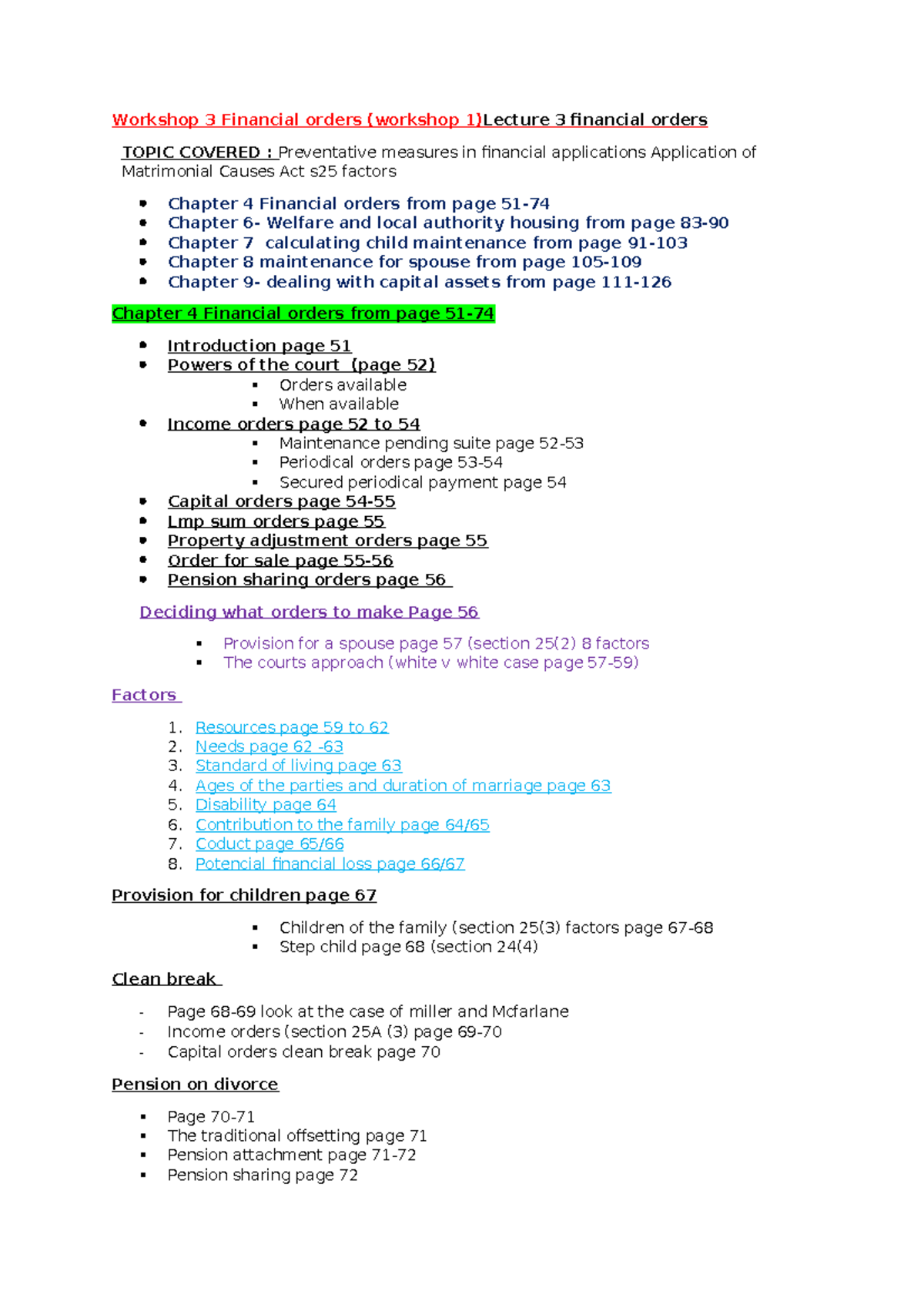 Woworkshop 3-(financual orders 1) - Workshop 3 Financial orders ...