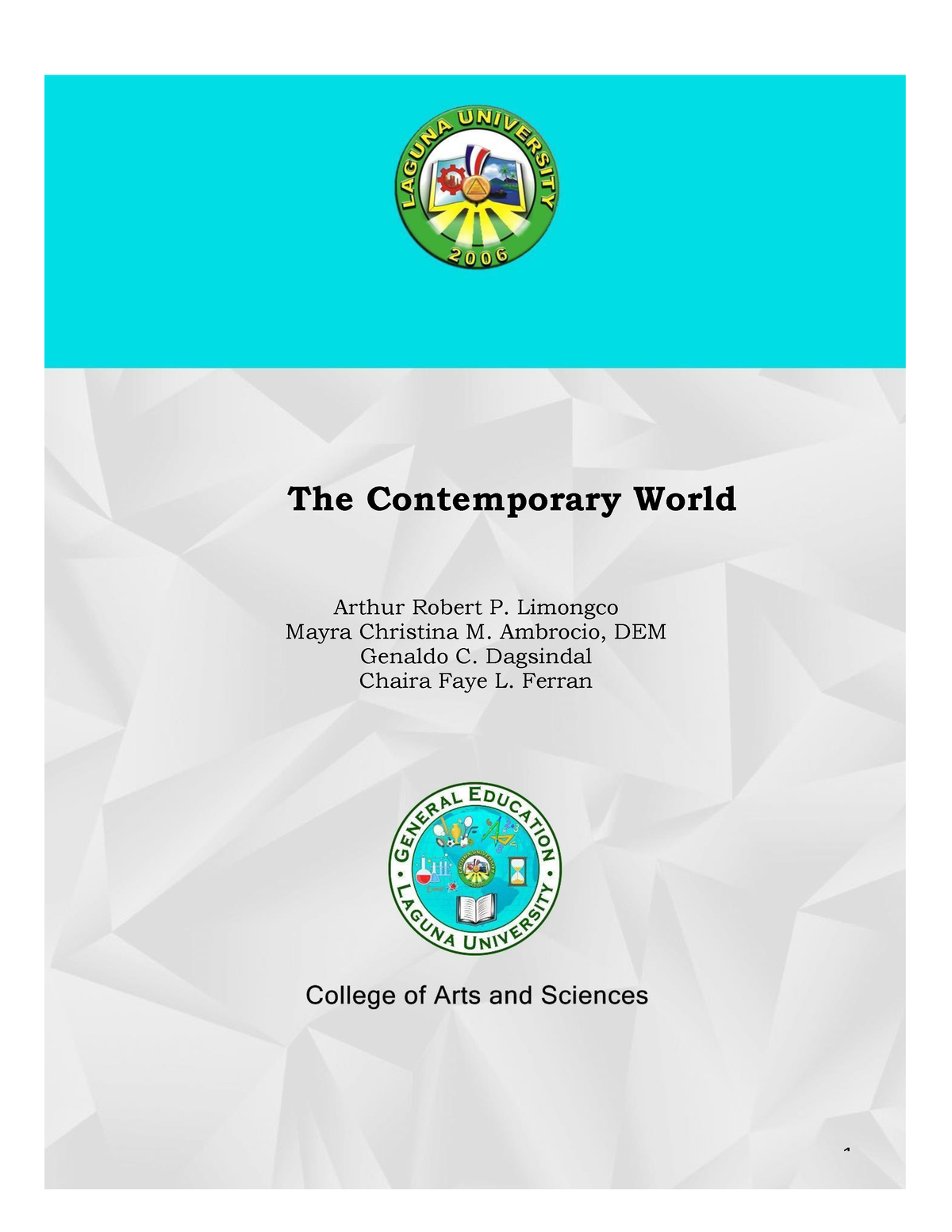 GE-5-The-Contemporary-World - The Contemporary World Arthur Robert P ...