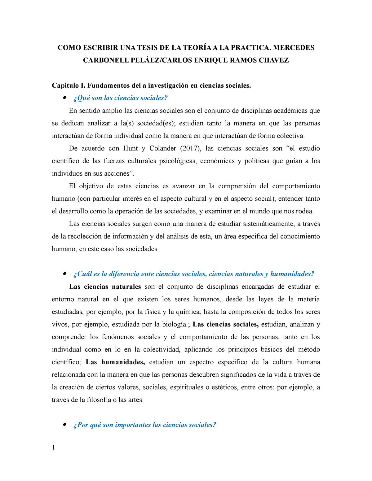 Como Escribir Una Tesis De La Teor A A La Practica Como Escribir Una Tesis De La Teor A A La