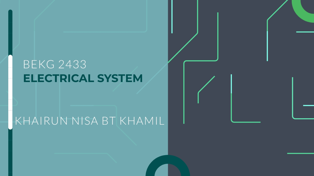 Chapter 1Part 1 Electrical Power System Bachelor Electrical