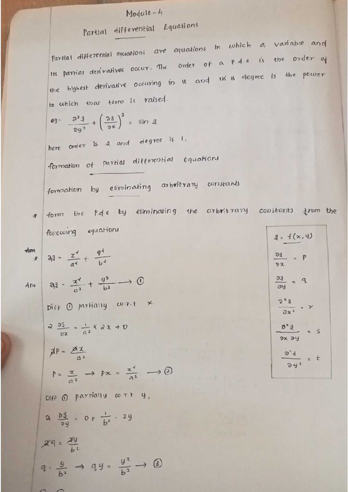 Maths pdf mod 4 - Study notes 2019 scheme - Partial Differential ...