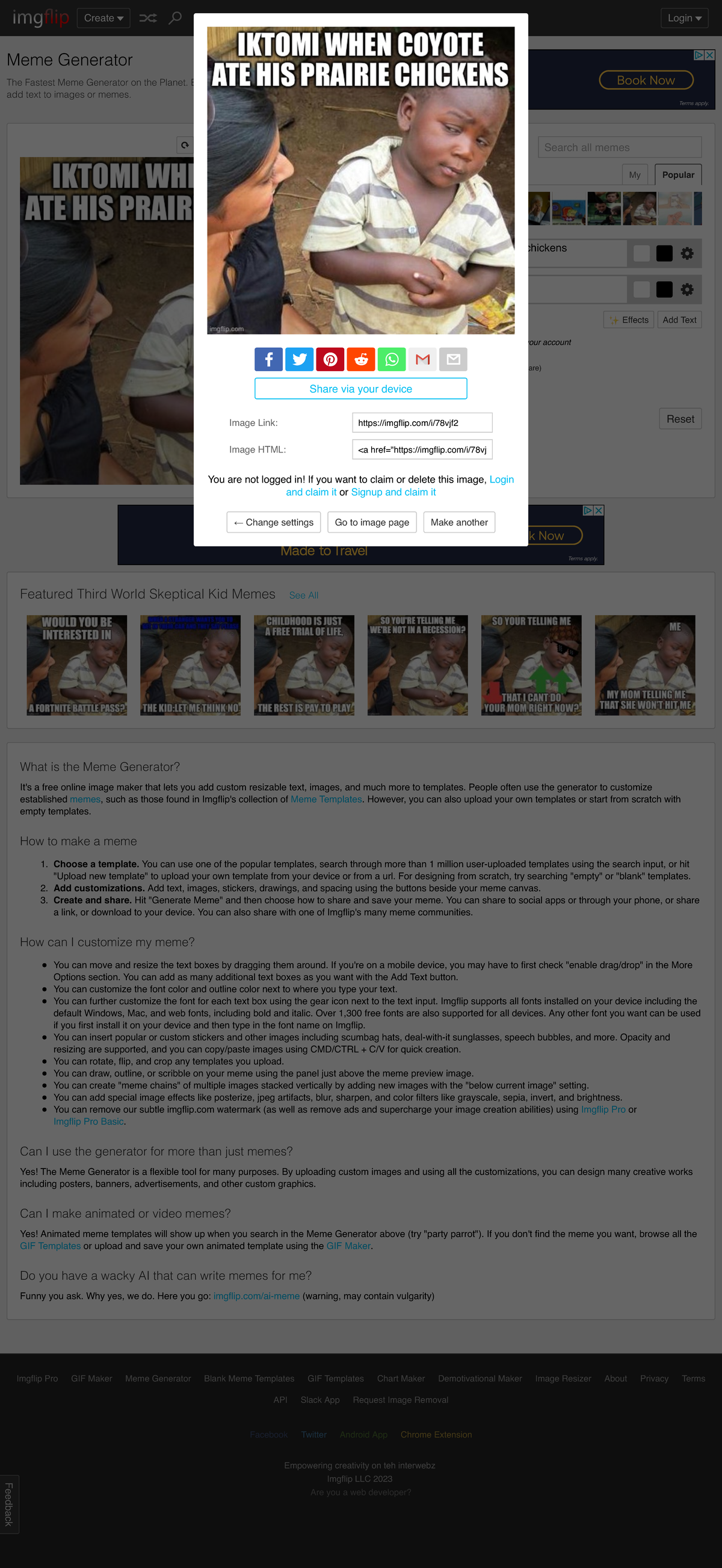 Meme Generator - Imgflip - Meme Generator The Fastest Meme Generator on ...