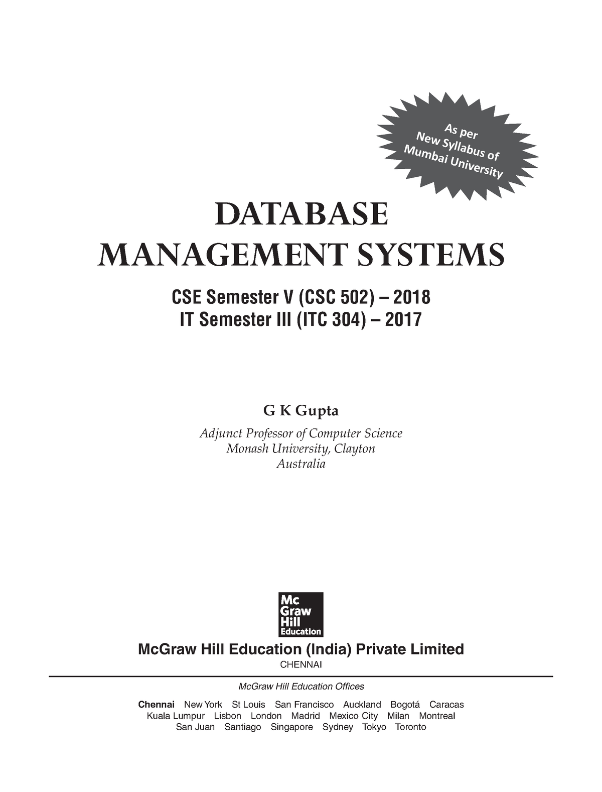 Database Management Systems – Book - - Studocu