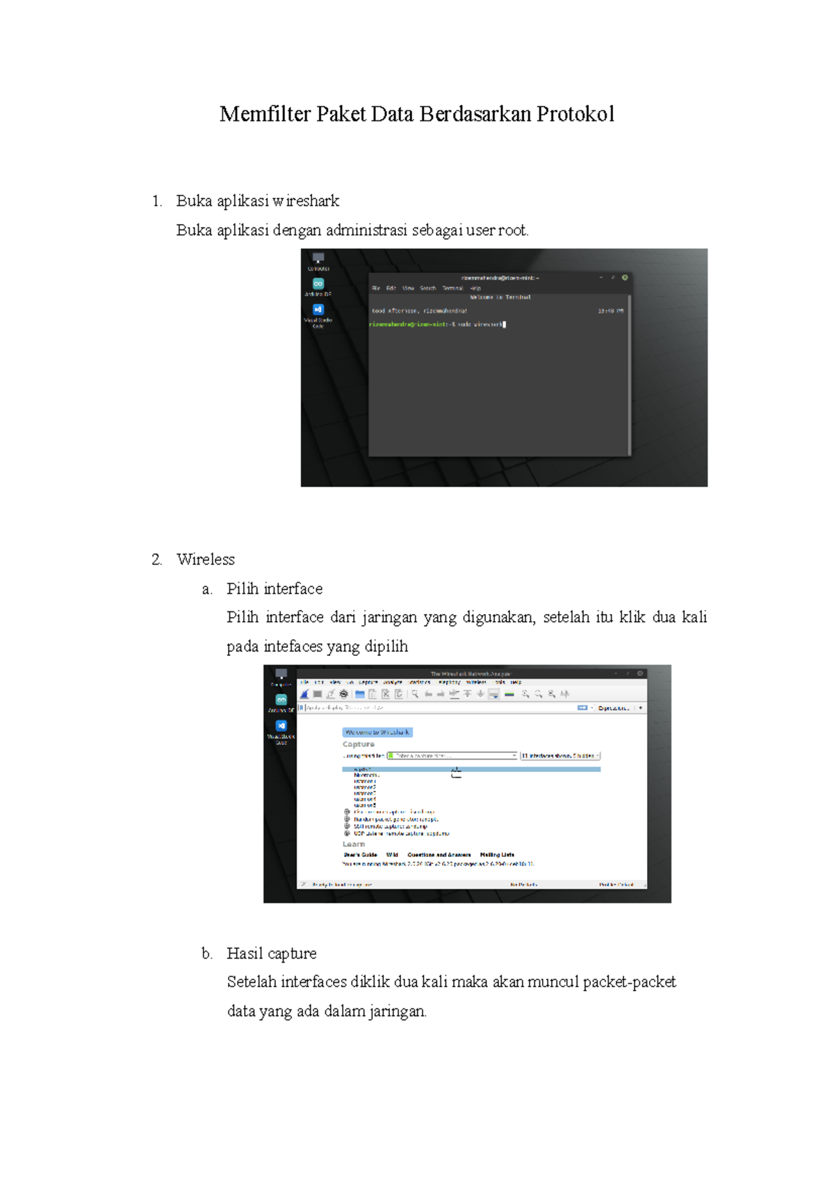 Materi Tentang Filter Protokol - Memfilter Paket Data Berdasarkan ...