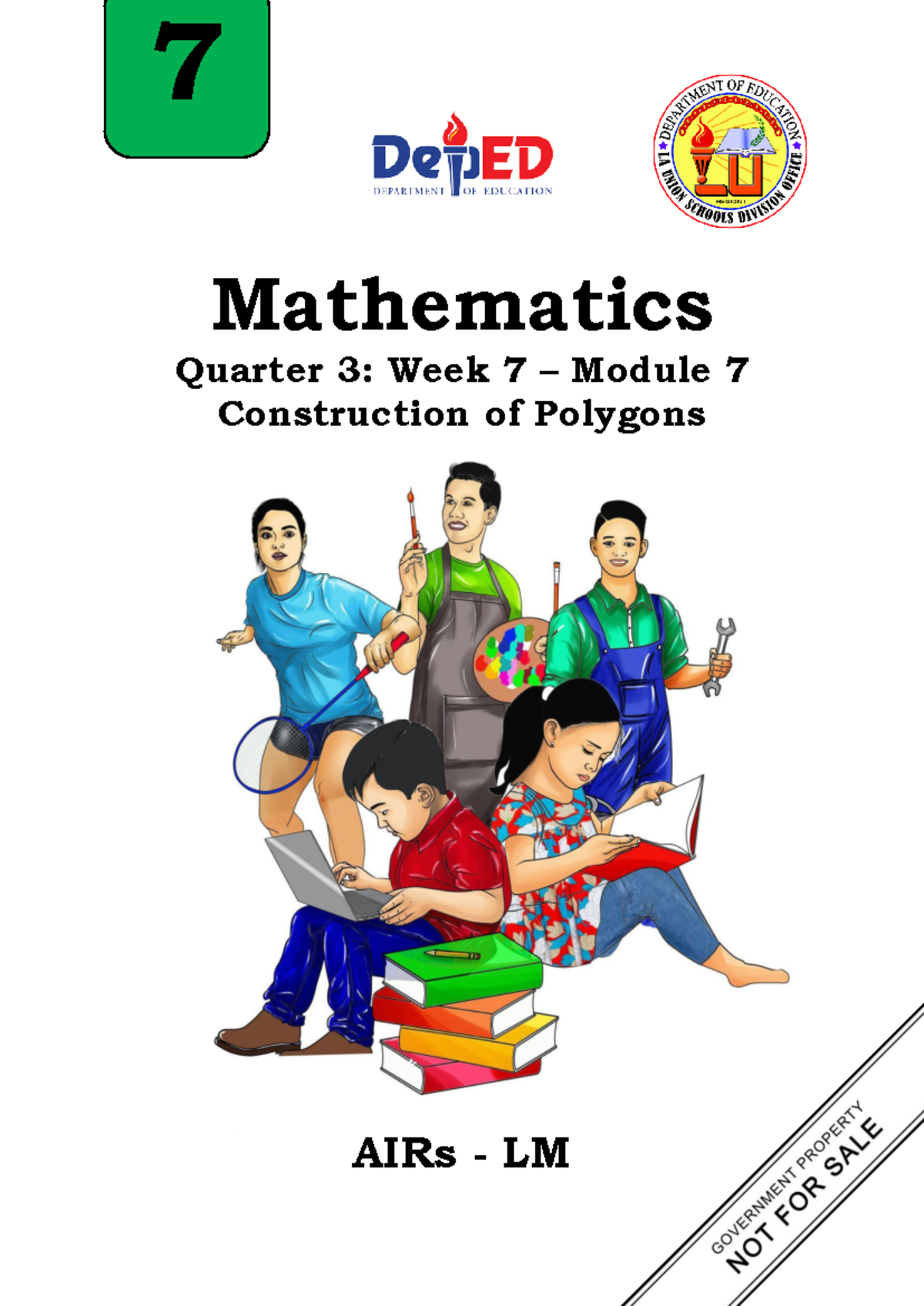 Q3 Math 7 Week7 Module 7 Dorothy Joy D - 7 AIRs - LM Mathematics ...