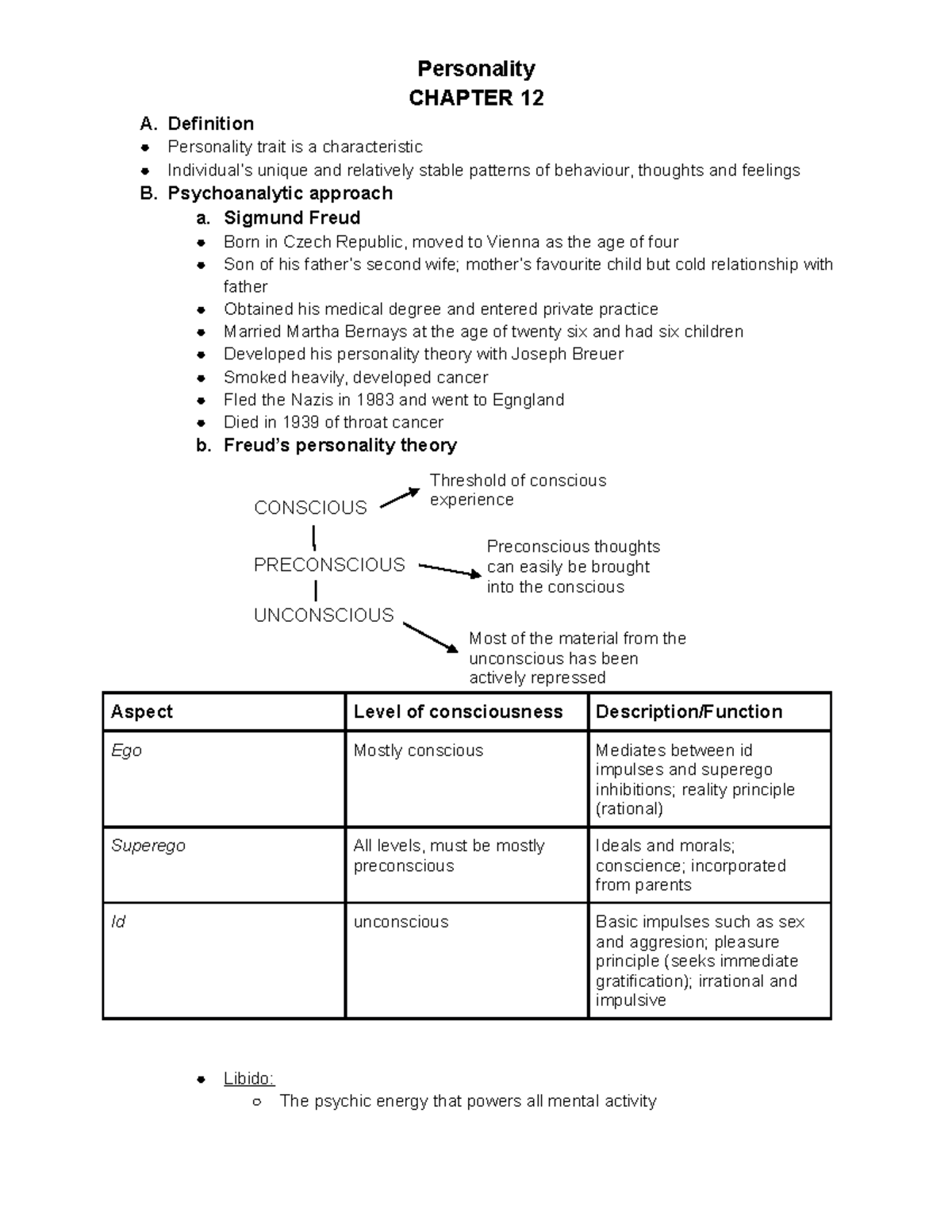 chapter-12-personality-chapter-12-a-definition-personality-trait