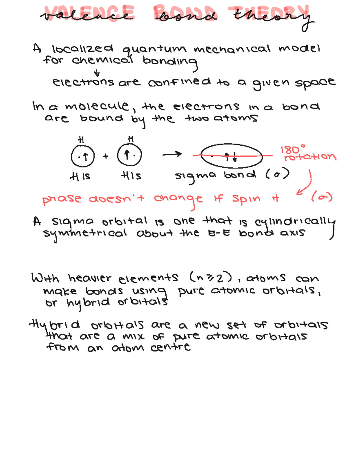 Valence Bond Theory - Valence Bonce ####### Theory A Localized Quantum ...