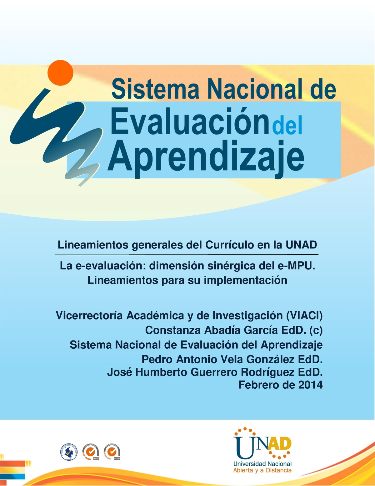 Lineamientos Sistema Nacional De Evaluacin Del Aprendizaje ...