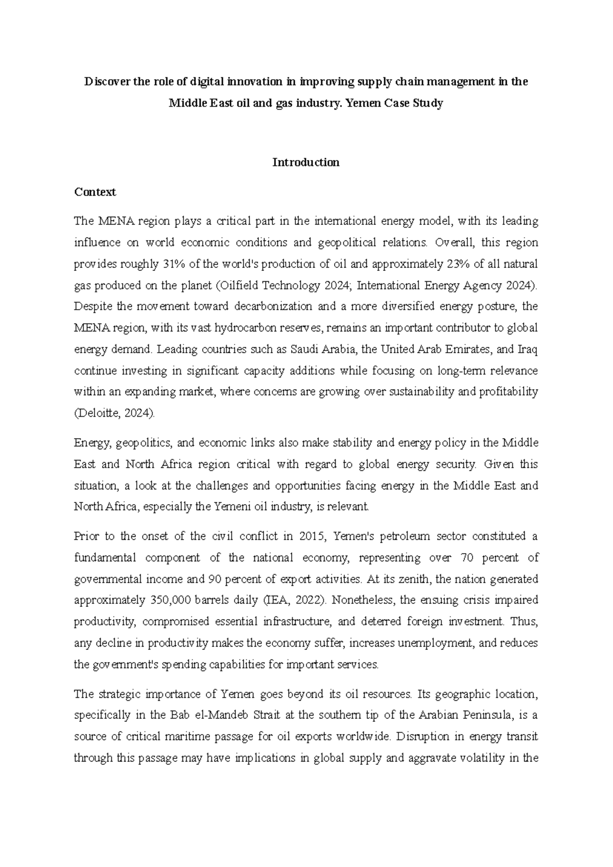 Discover the role of digital innovation in improving supply chain