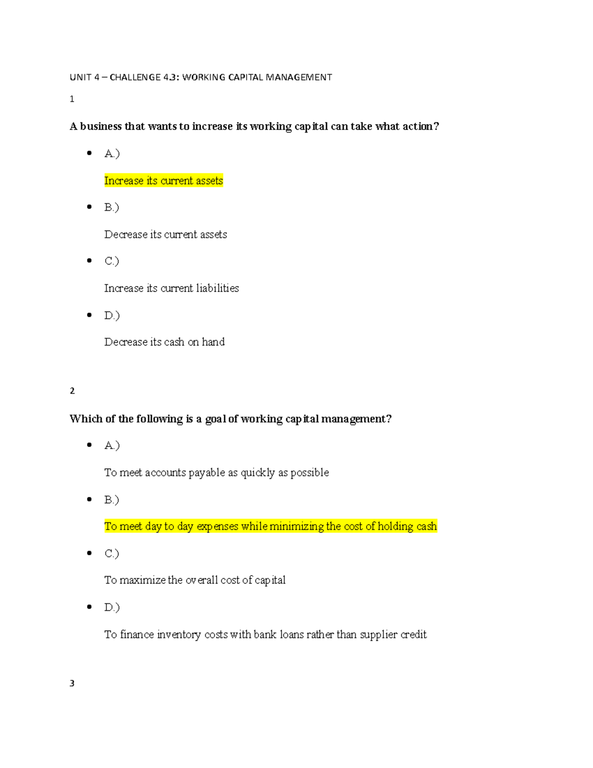 UNIT 4.3 Sophia Principles Of Financing - UNIT 4 – CHALLENGE 4: WORKING ...