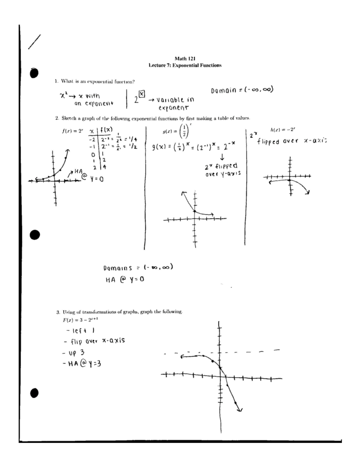 Math 121 LS #7 - in class wksht - MATH 221 - Studocu