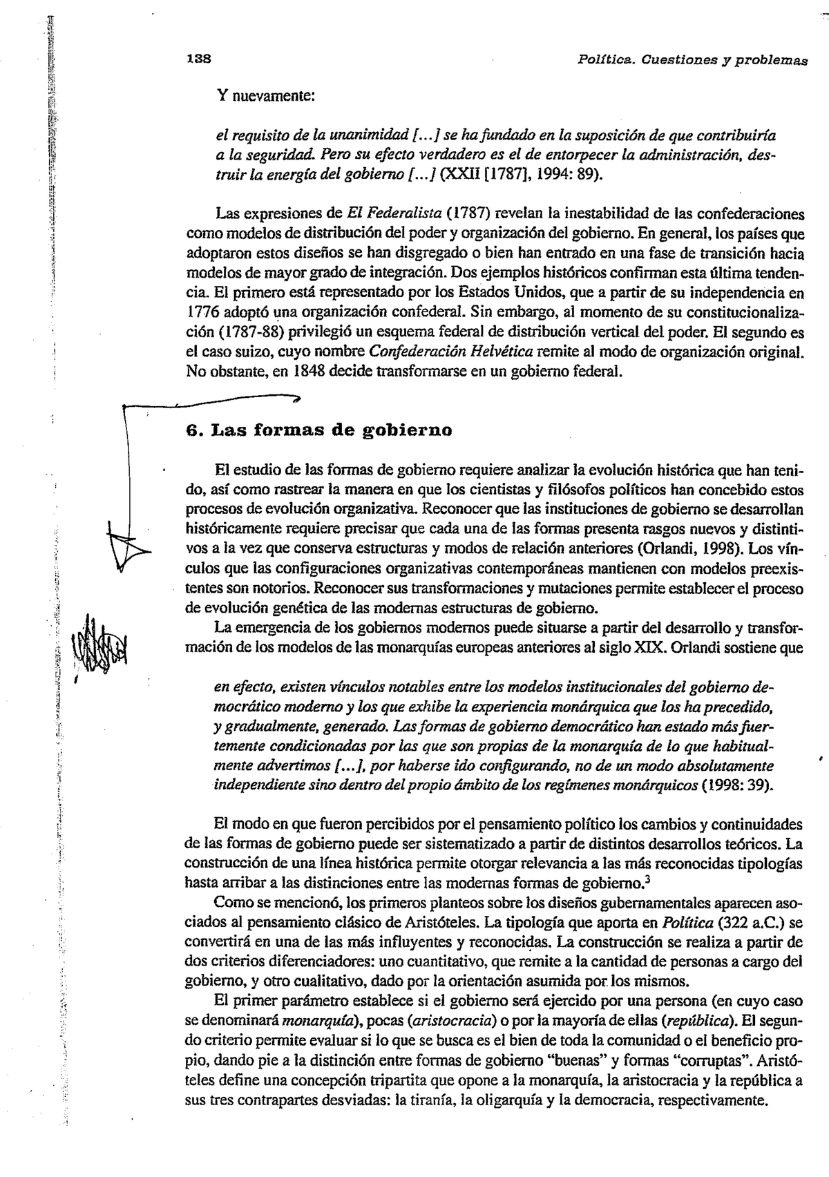 Copia De 11-Pegoraro.Formas De Gobierno - Teoría Política Y Derecho ...