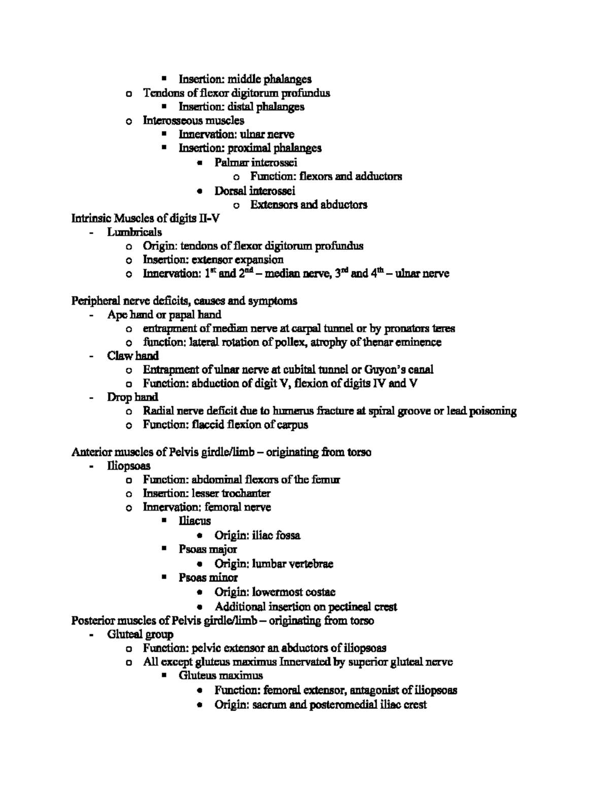 Human Anatomy Study Guide 3 pg12 - BIOL 253 - Studocu