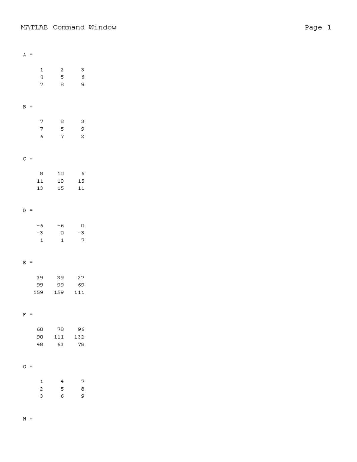 Basic codes with their solution - Numerical Methods & Statistics in ...