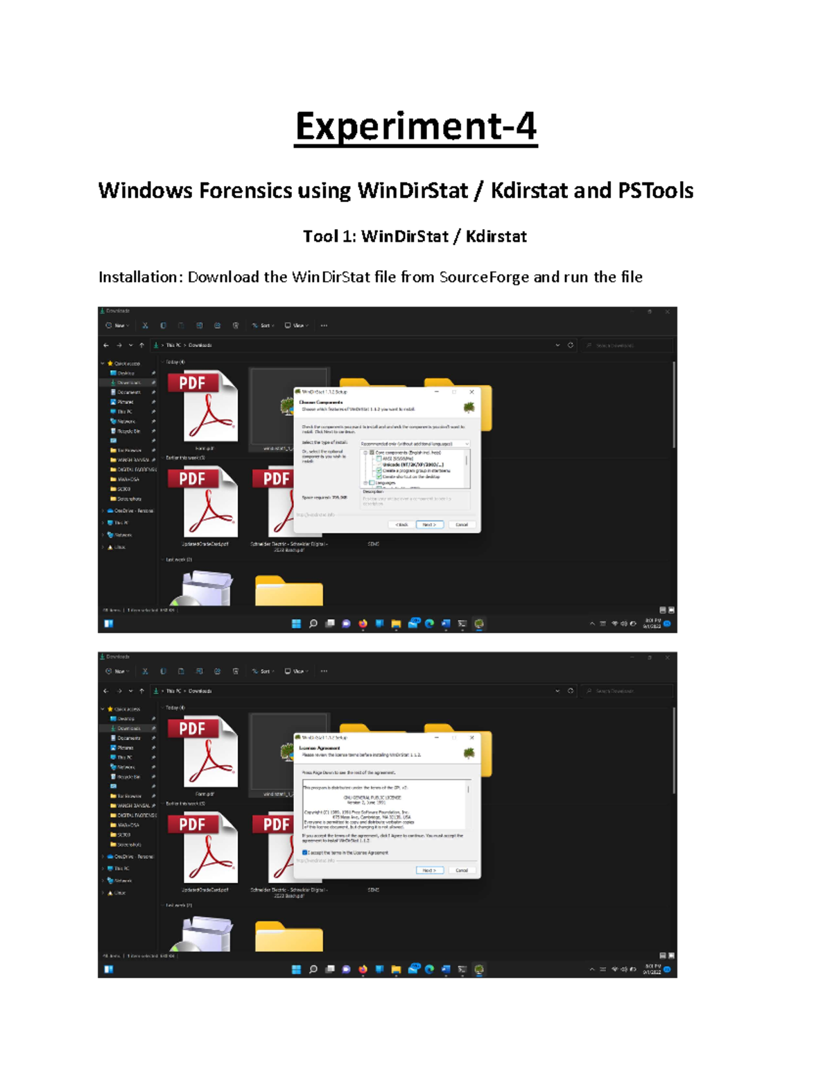 Experiment 4 Digital Forensic 500086172 Experiment Windows Forensics