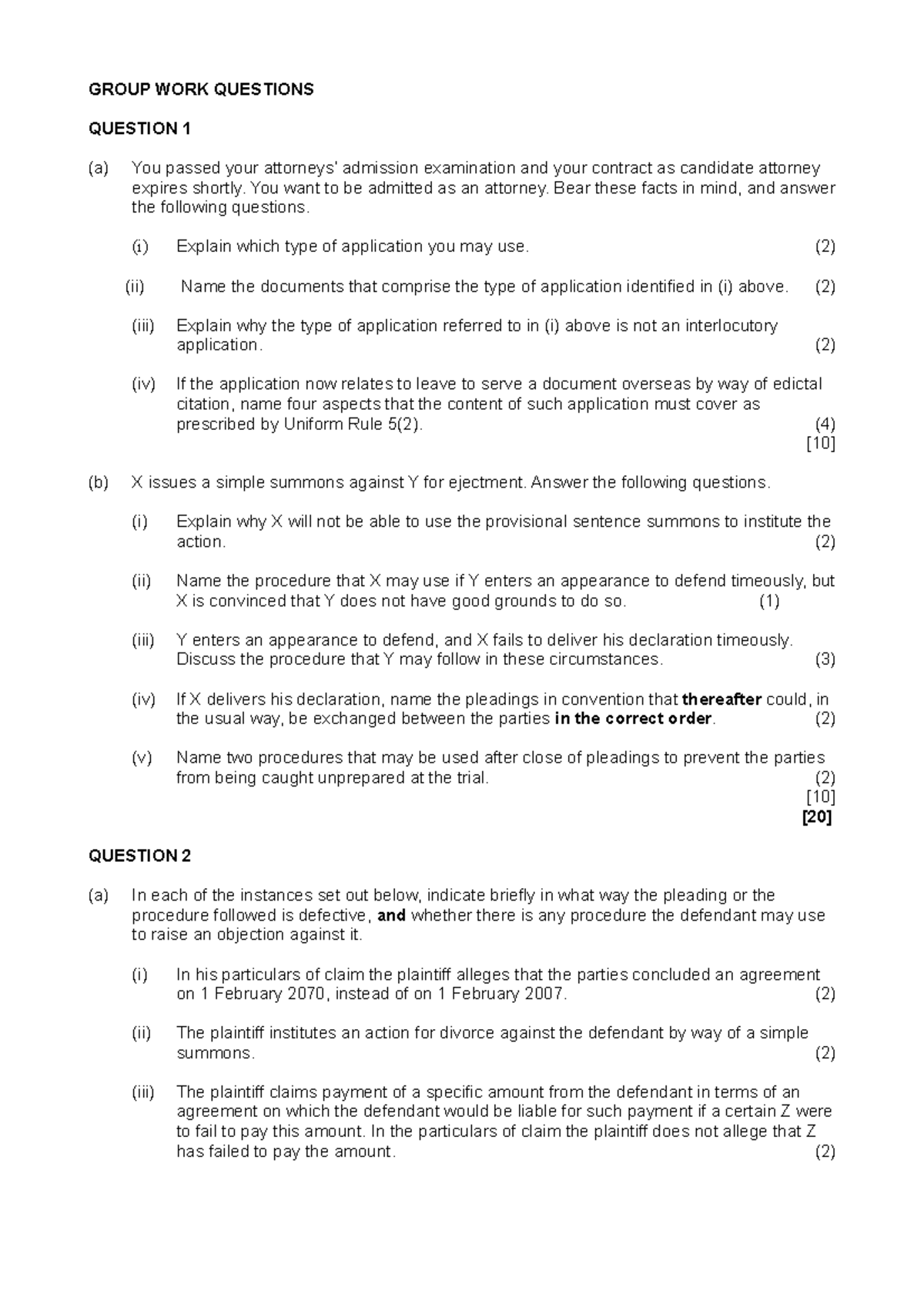 CIP3701-answerstogroupworkquestionsdoc - GROUP WORK QUESTIONS QUESTION ...