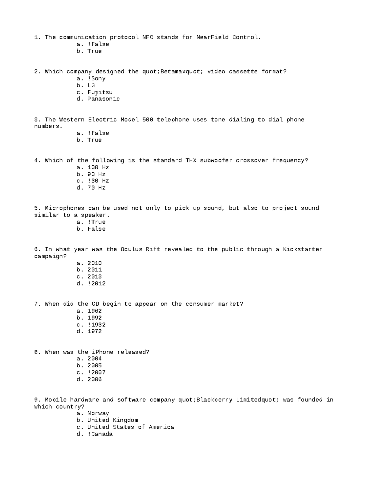 Chapter 1 Slide 7 Quiz - nqf5sa3