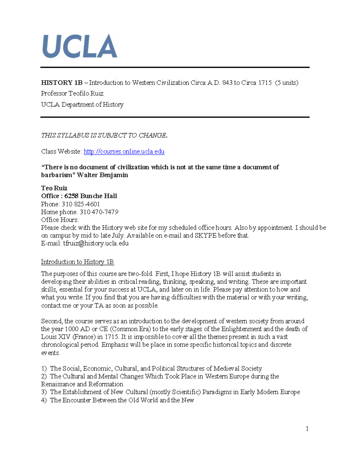 Ucla Impacted Courses - p3n90fc