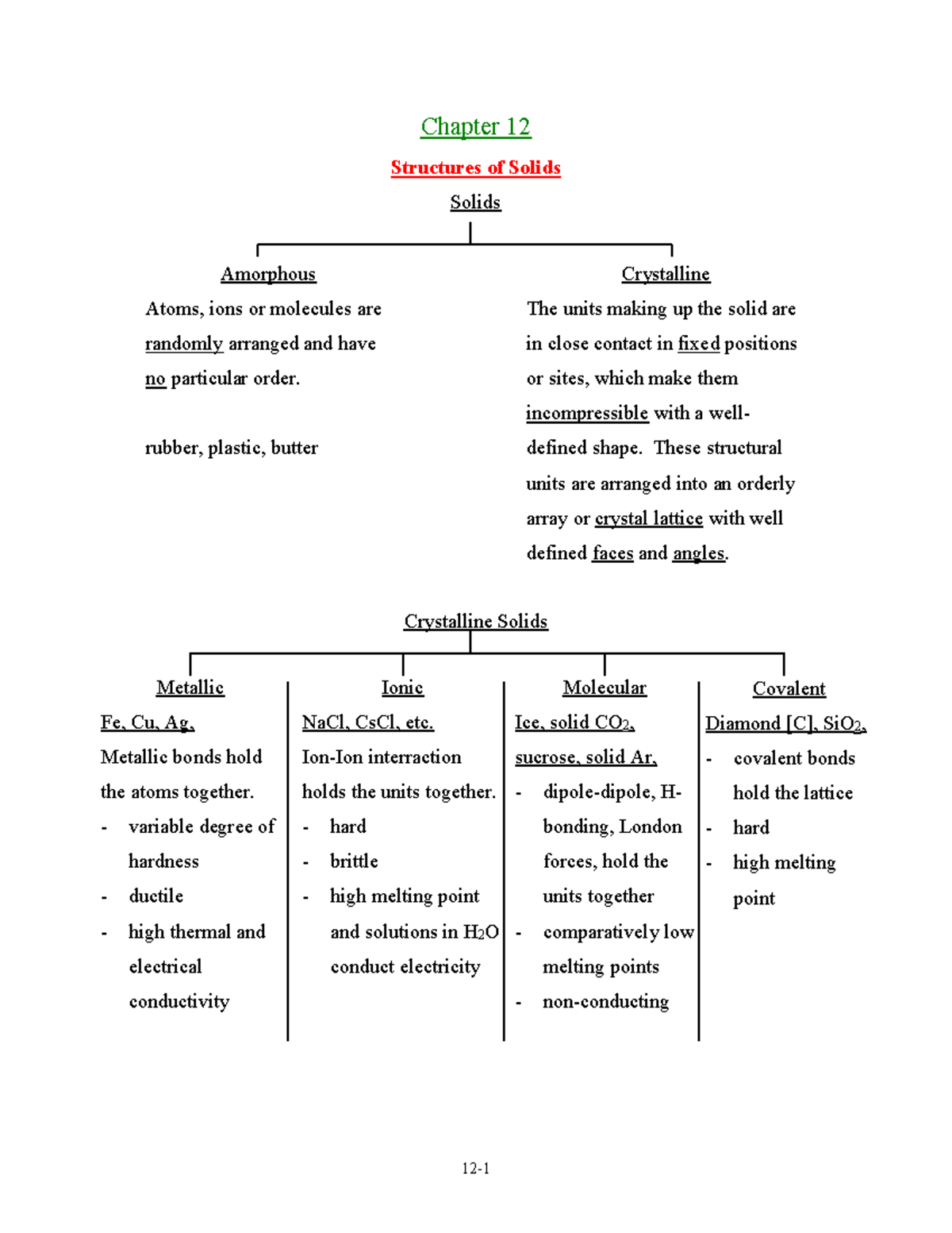Chapter 12 - Rutgers Spring 24 Rabeony Course Notes - Chapter 12 ...