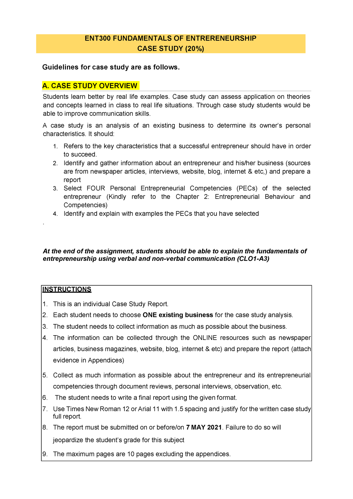 case study guidelines pdf