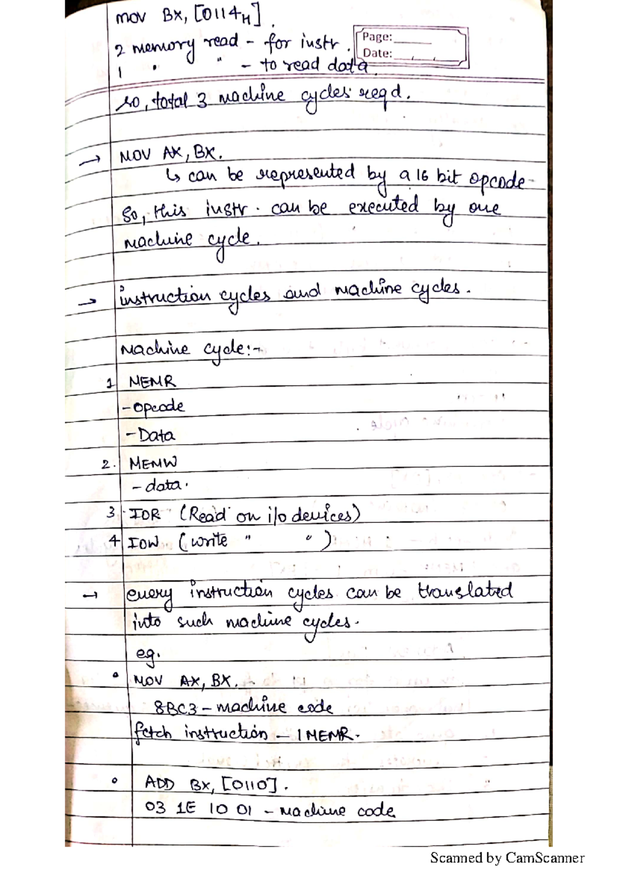Microprocessors notes - 5 - Microprocessor and Interfacing - BITS ...
