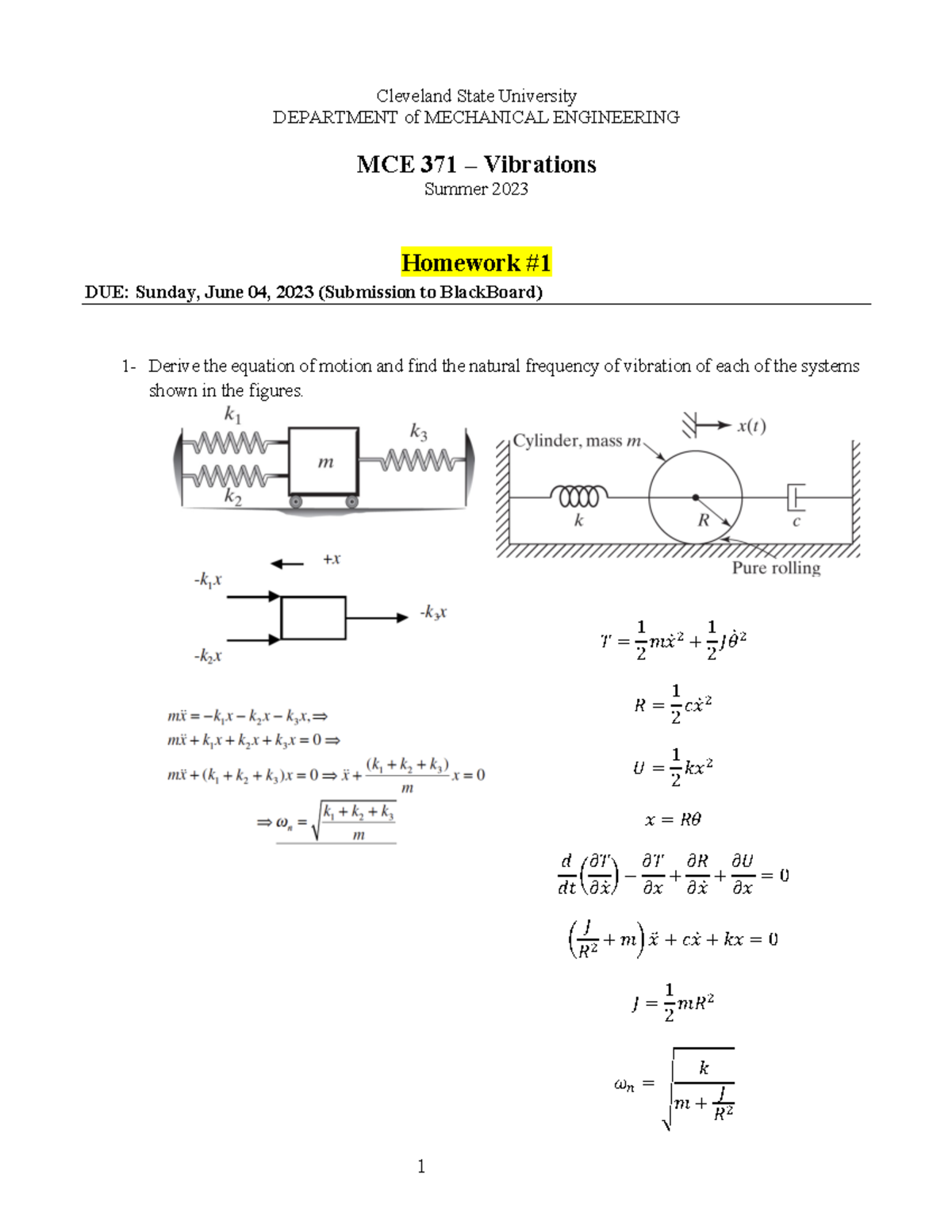 Calculated unbalance response of point #1-61 of g1.5 at ten fixed