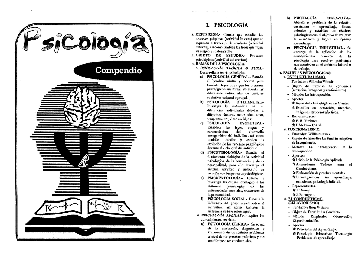 ABC De Psicología - Psicológia - Studocu