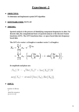 DSP lab file - The complete Lab file for Digital signal processing ...