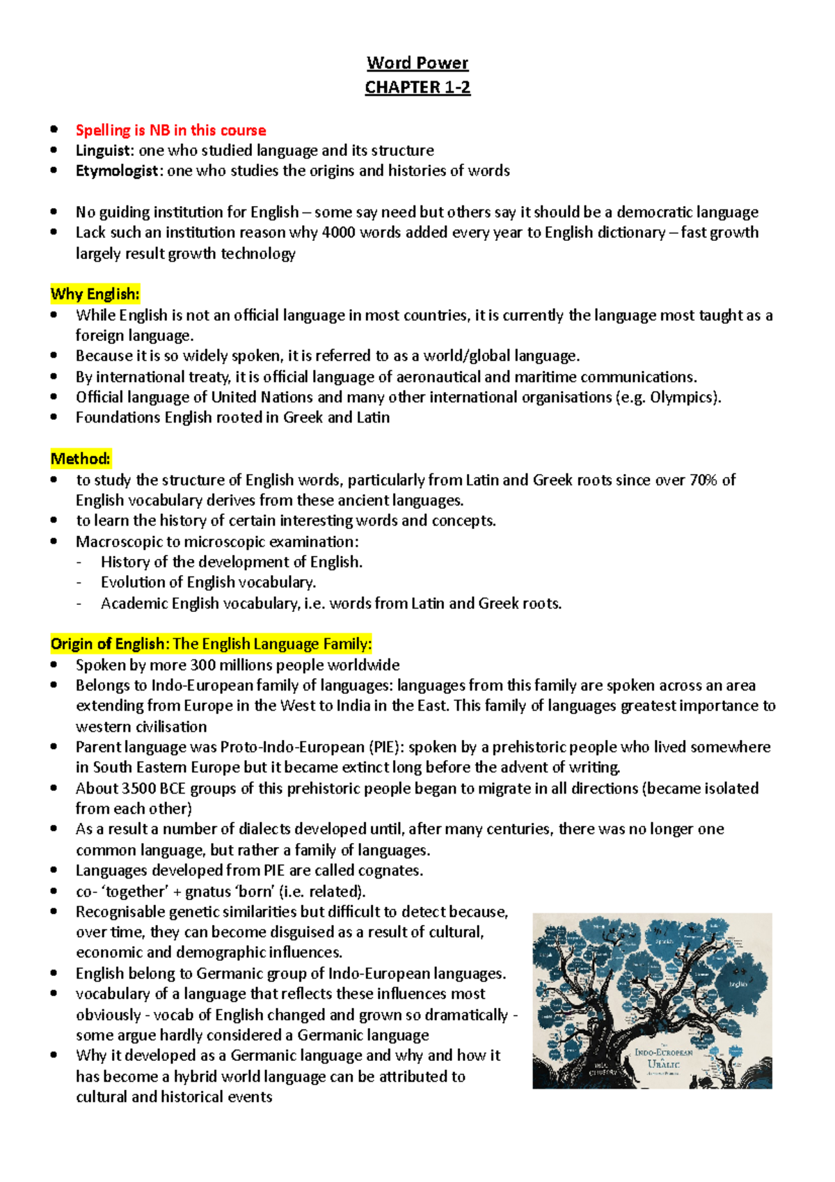 Lecture 2 - Introduction, history of English, and dictionary work ...