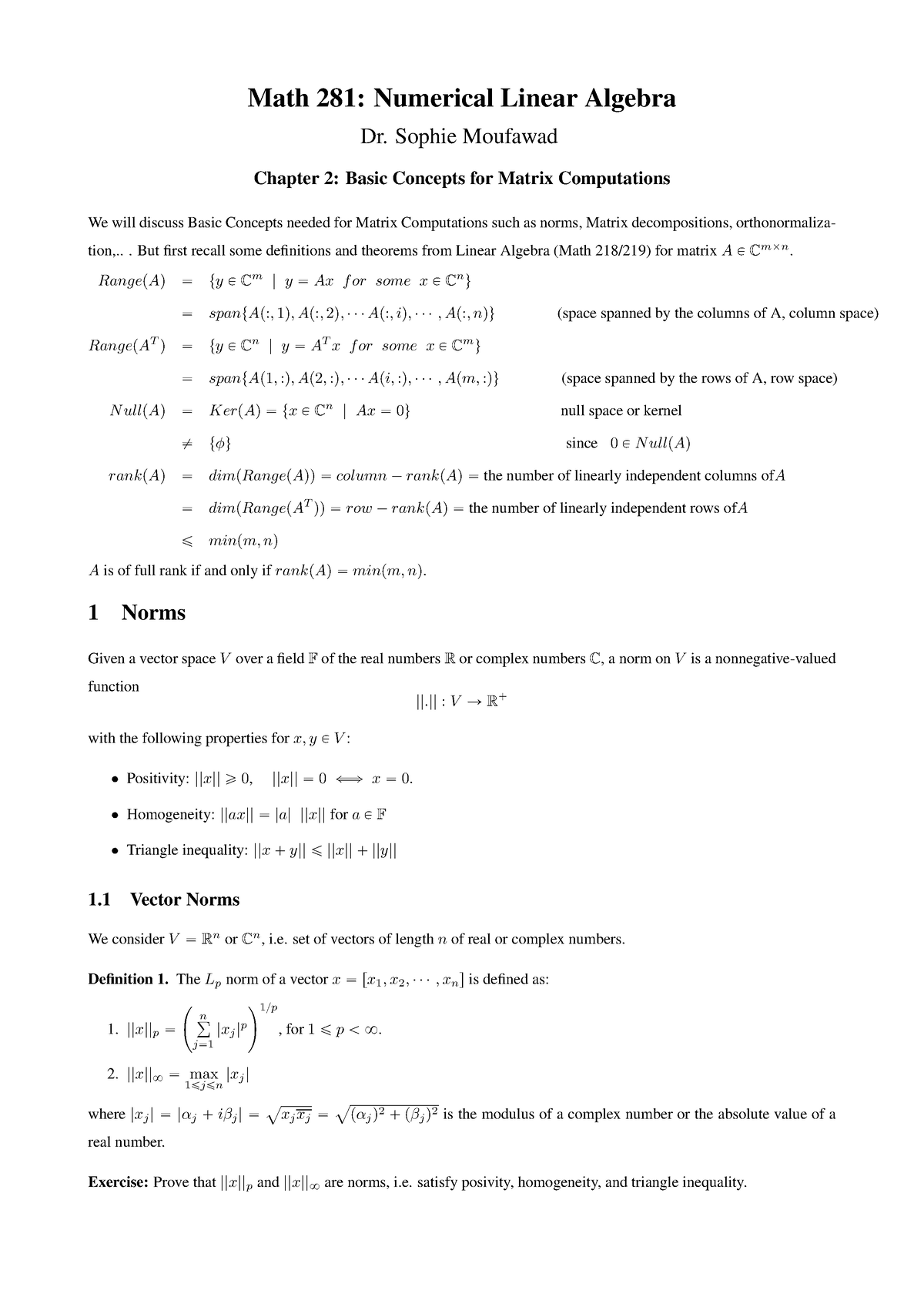 review-of-basic-concepts-in-linear-algebra-math-281-numerical-linear