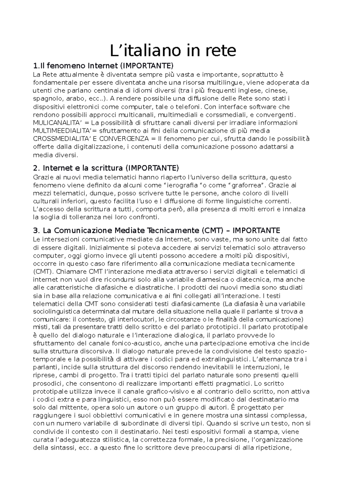 l-italiano-in-rete-riassunto-completo-del-manuale-l-italiano-in