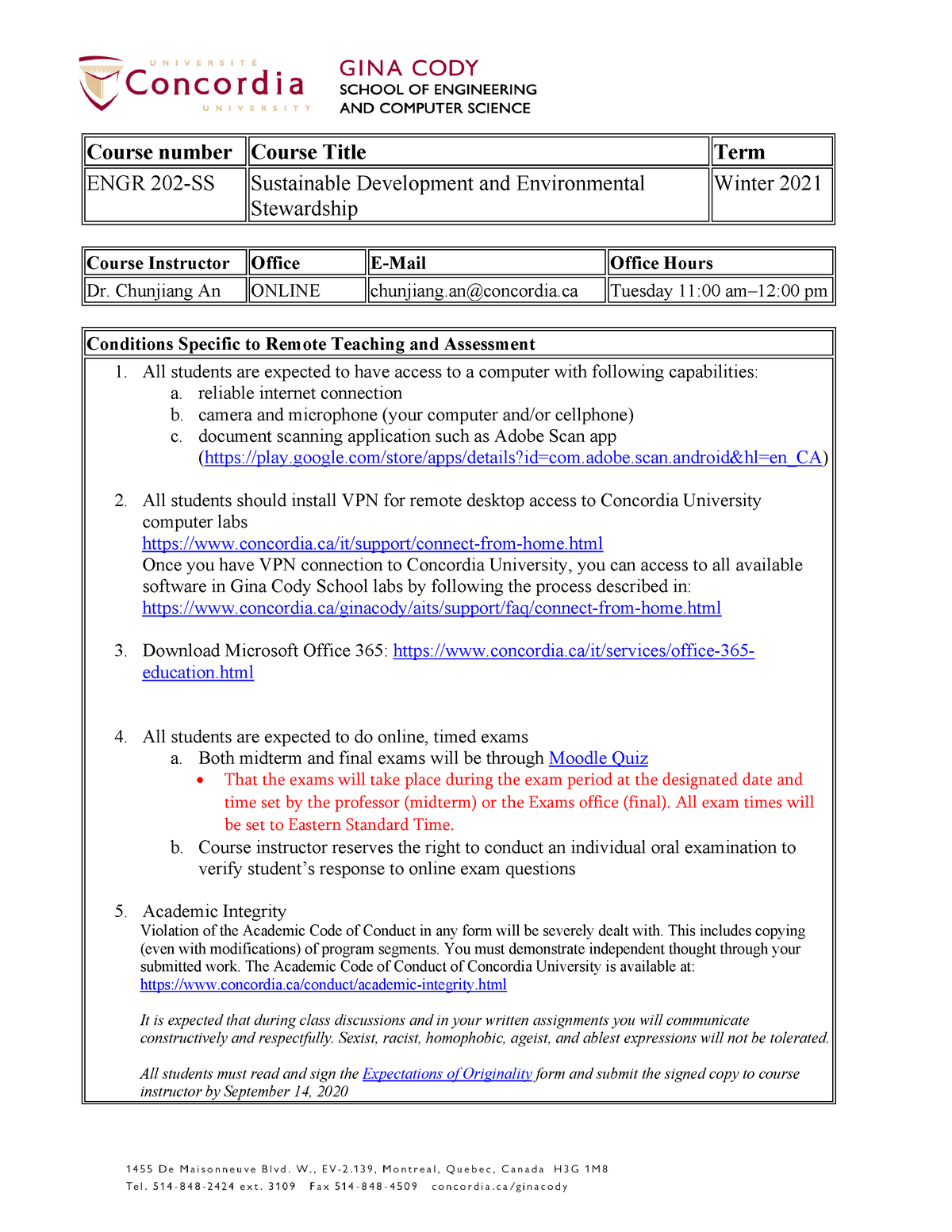 ENGR 202 Course Outline - Course number Course Title Term ENGR 202-SS  Sustainable Development and - Studocu