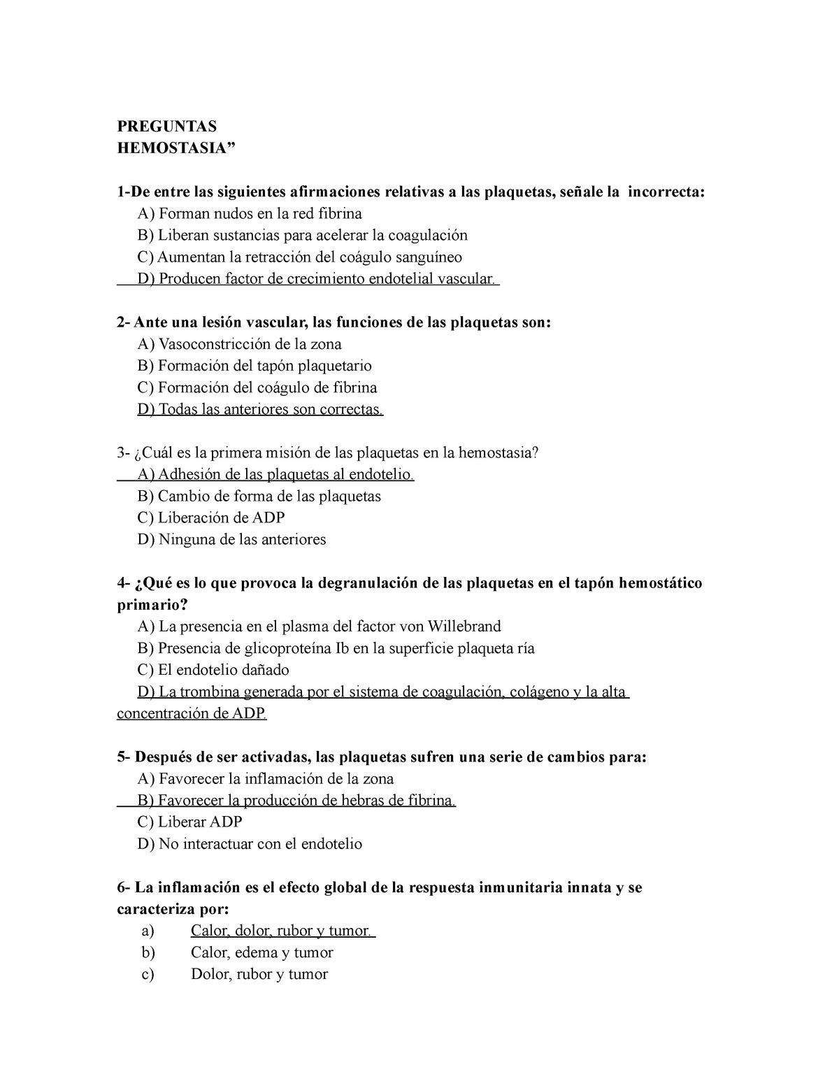 Examen 2019, Preguntas Y Respuestas - PREGUNTAS Entre Las Siguientes ...