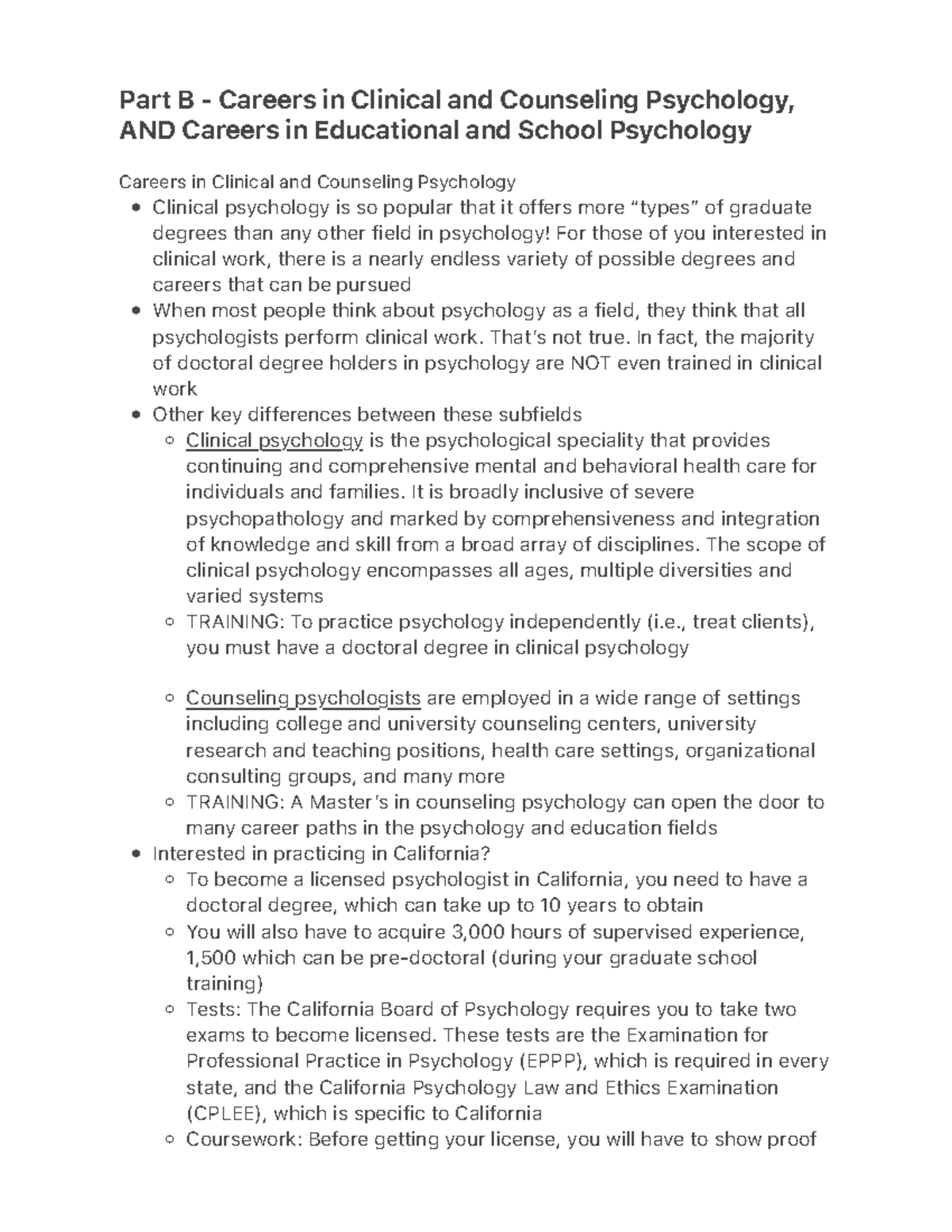 Careers in Clinical and Counseling Psychology, AND Careers… - That's ...