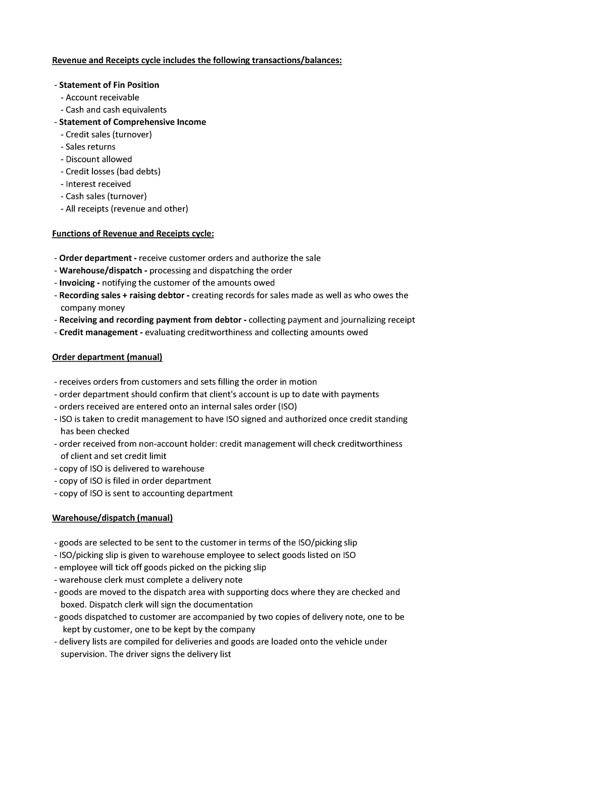 AUE2602-topic 4 summary 1 - Statement of Fin Position Account ...