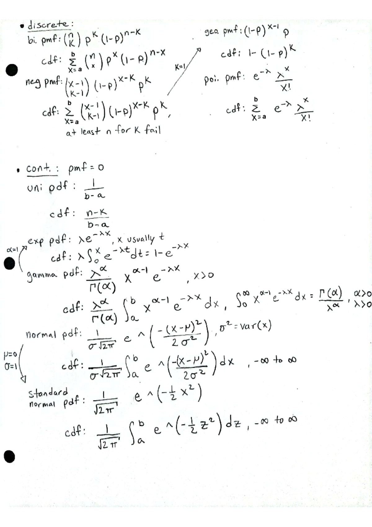 Stats Ch 1 - 8 - Notes - CS 3341 - X B A A A B B - Studocu