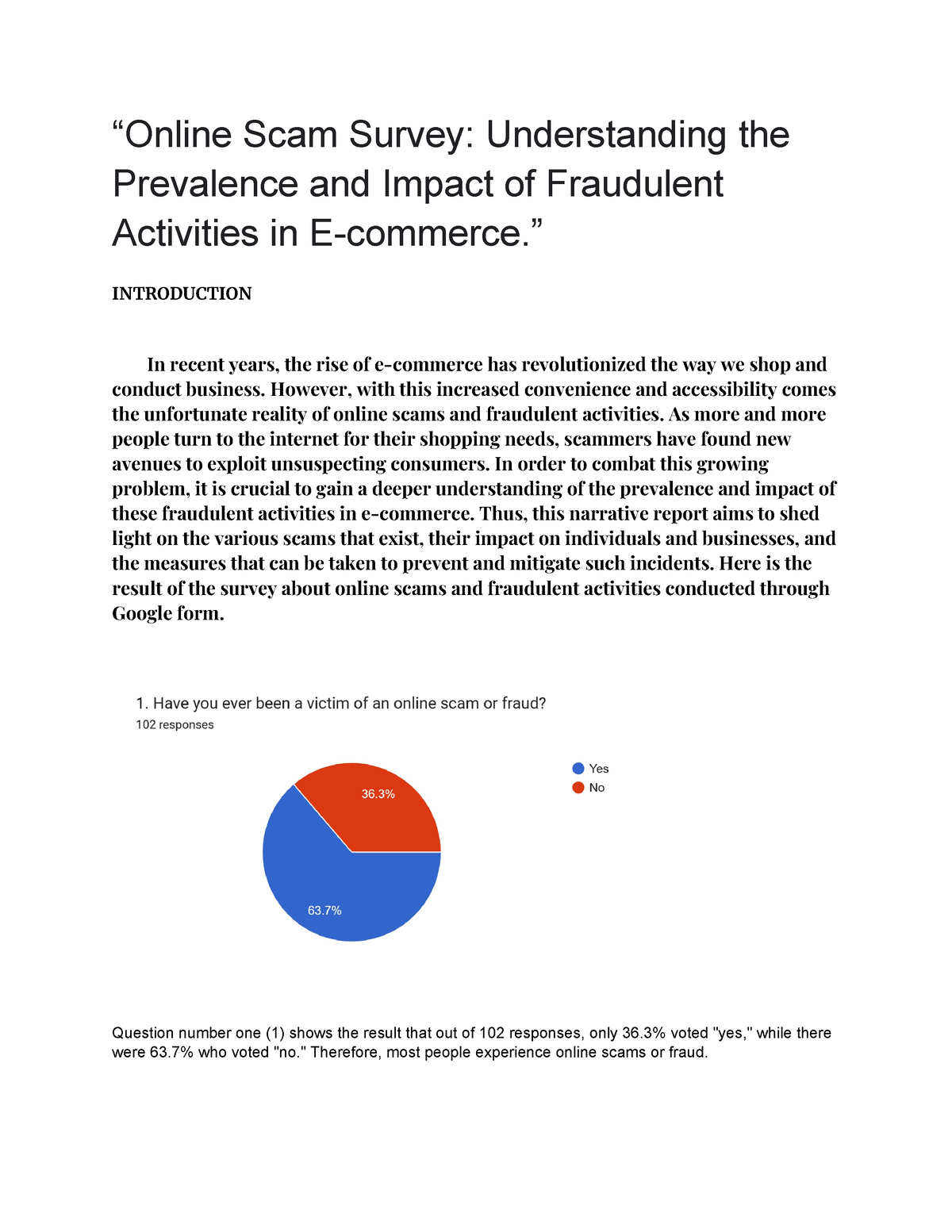 research paper about online scamming