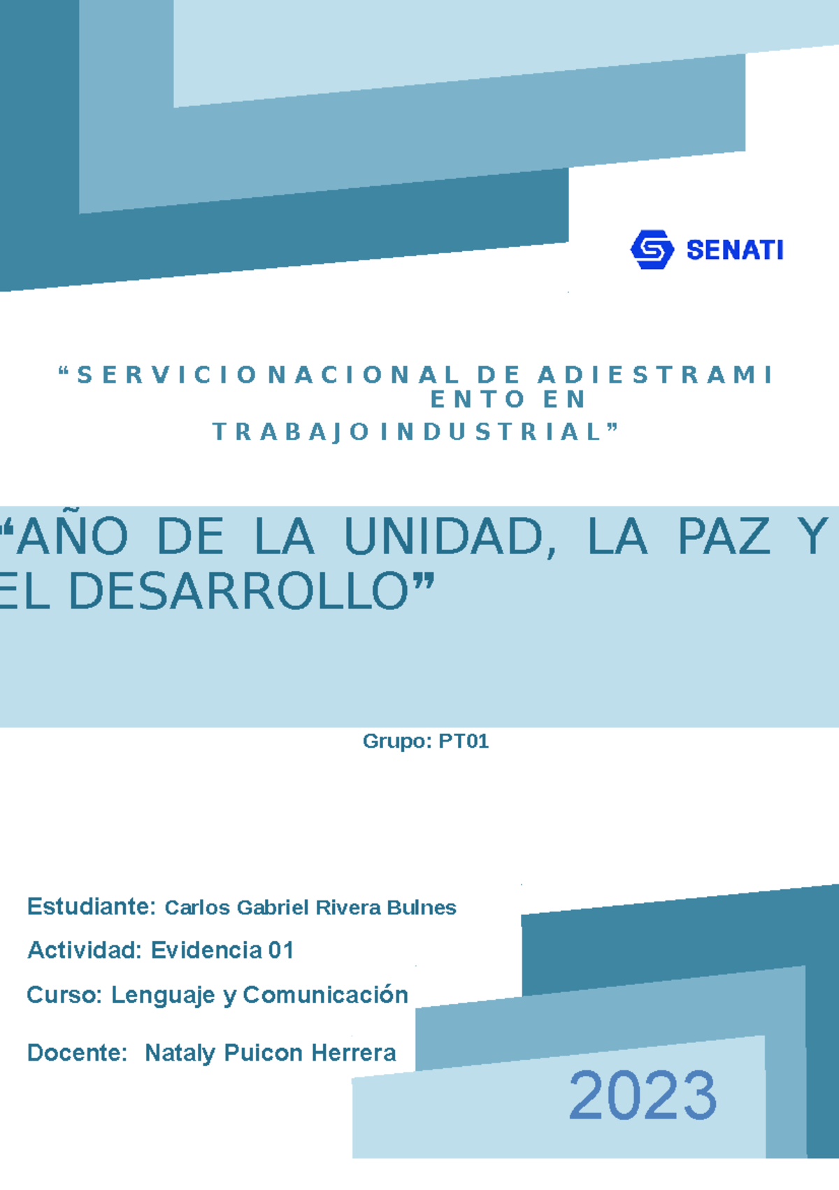 Portada Documento A4 Trabajo Universidad - S E R V I C I O N A C I O N ...