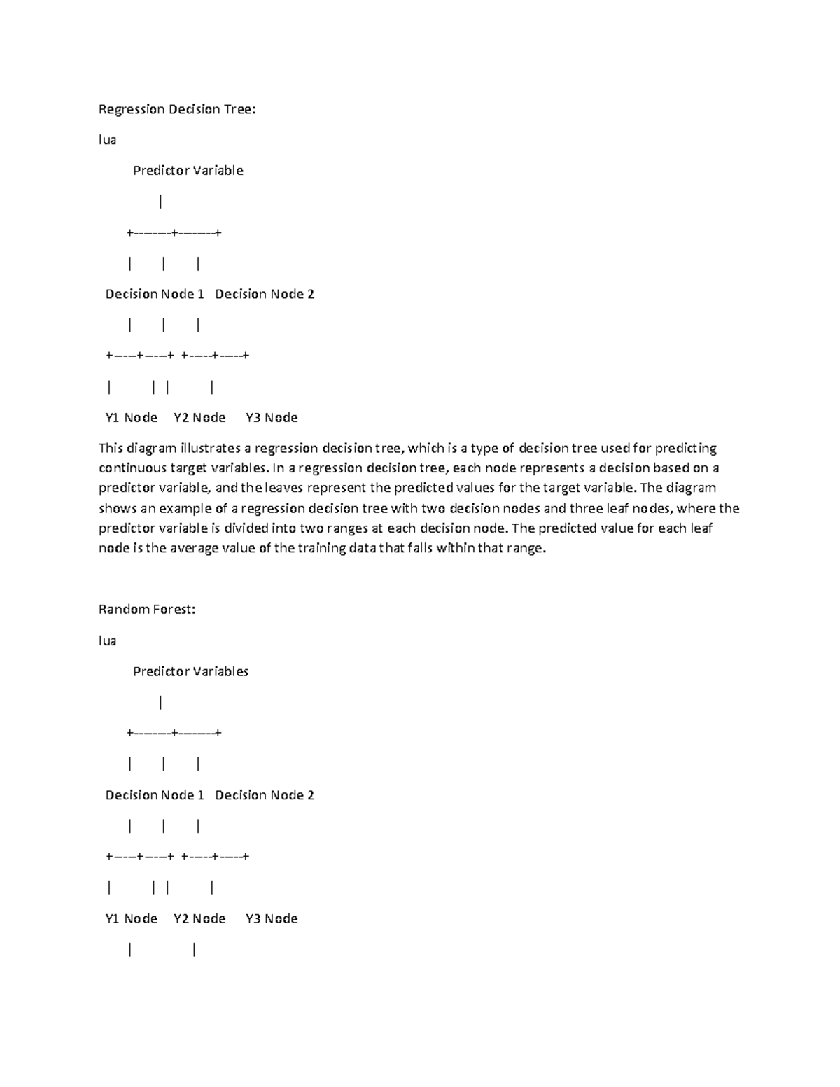 Decision Tree Example 2 - Regression Decision Tree: lua Predictor ...