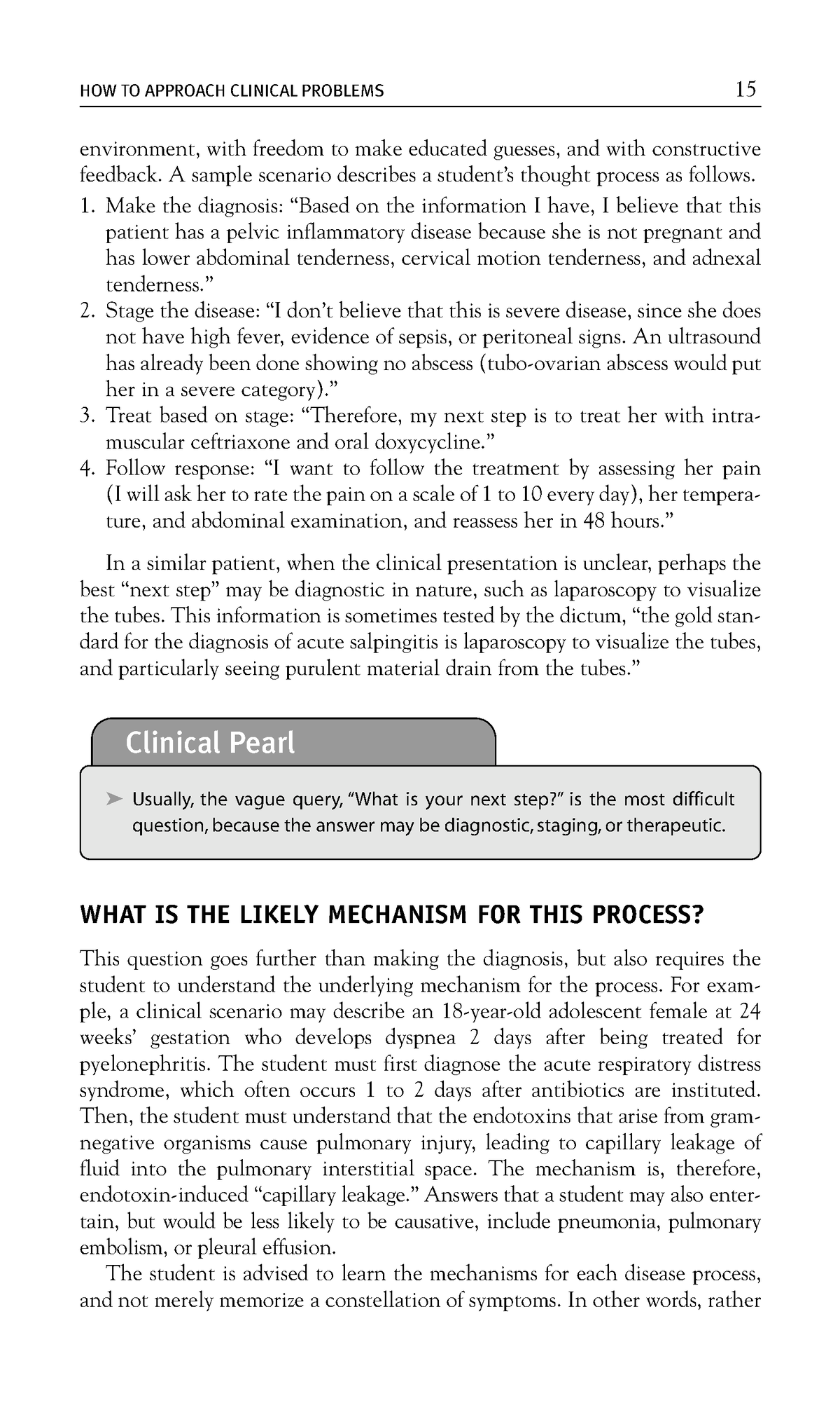 case study discussion gynecologic health