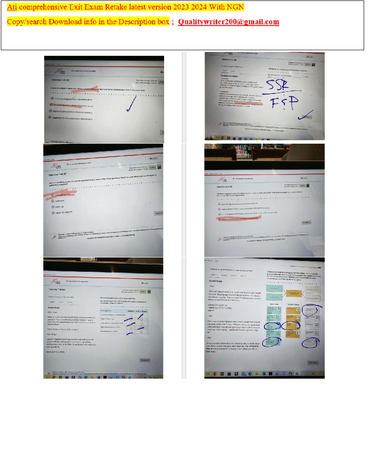 RN ATI Comprehensive predictor proctored exam 2024 with NGN, All 180