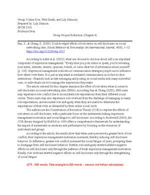 GP Outline Example 1318 - Group 9 (Jane Doe, West Smith, and Lily ...