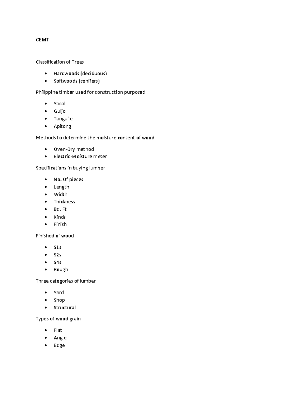 CEMT QUIZ 1&2 - make yourself a productive then go by yourself now ...