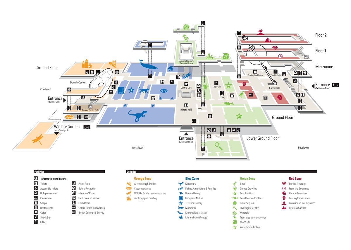 Natural-history-museum-map - Floor 2 Floor 1 Mezzanine The Coffee House ...