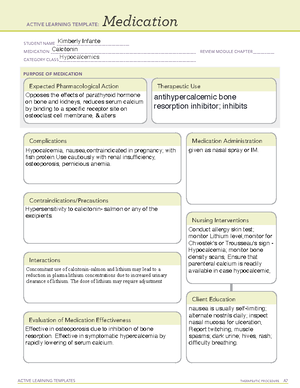 Med Card methimazole medication ati template ACTIVE LEARNING