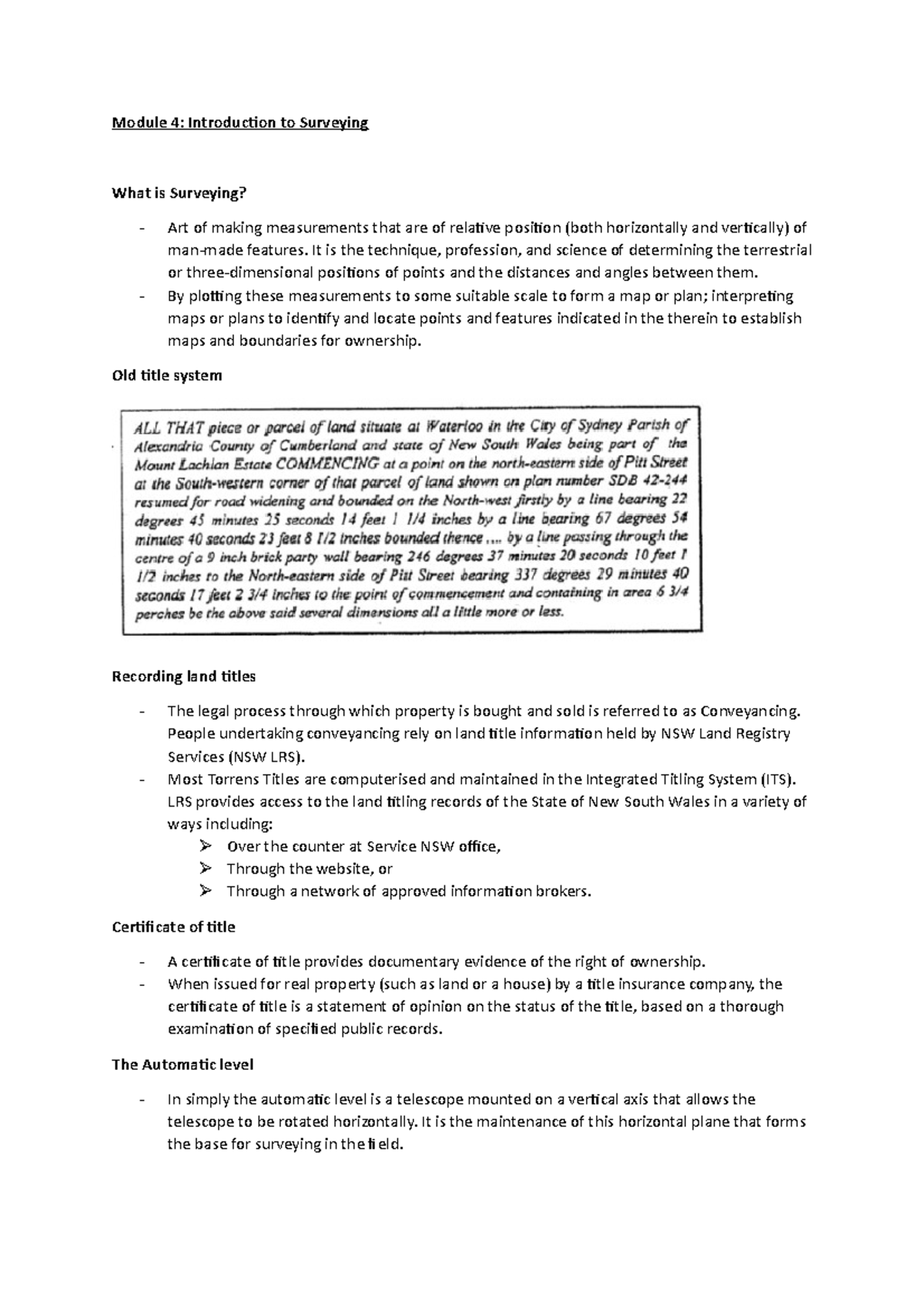 Notes Week 2 - WSU SSSSSSSSSSS - 301157 - UWS - Studocu