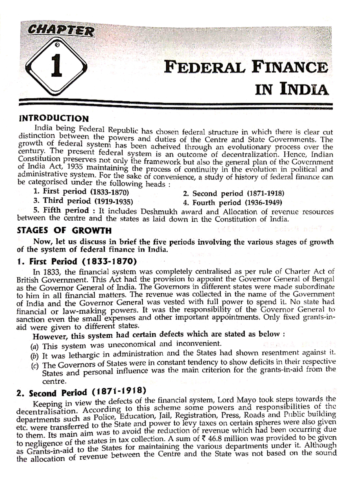 federal-finance-in-india-lekhi-economics-studocu