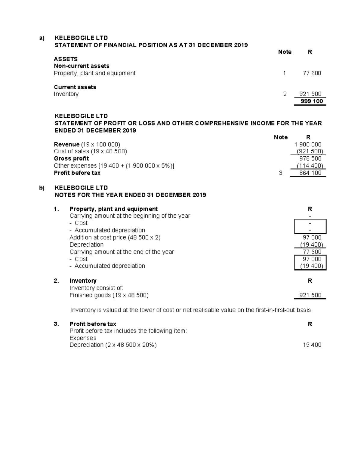FAC2601 Learning unit 4 Practical+Example+1 2020-practice-questions - a ...